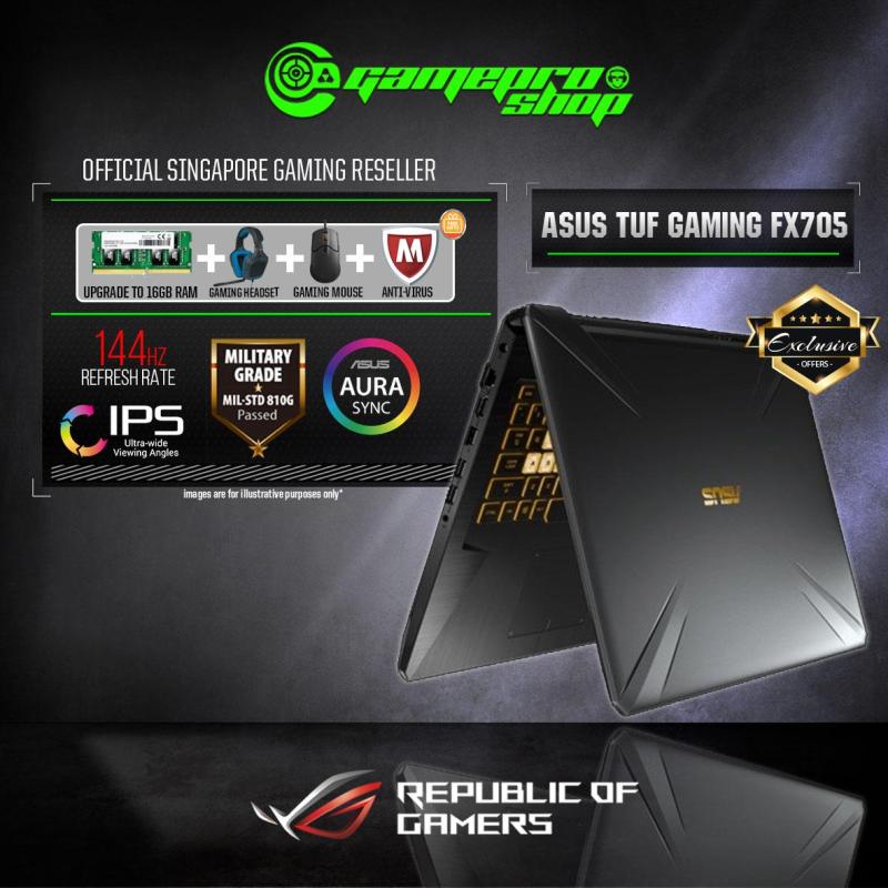 ASUS FX705GM - EV045T GTX1060 EXCLUSIVE (I7-8750H / 8GB / 128GB SSD + 1TB HDD / W10) 17.3FHD 144HZ GAMING LAPTOP *GSS PROMO*