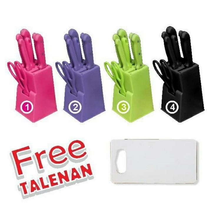Pisau set 9 macam free telenan Harga 197,000 rupiah*Gratis Ongkir