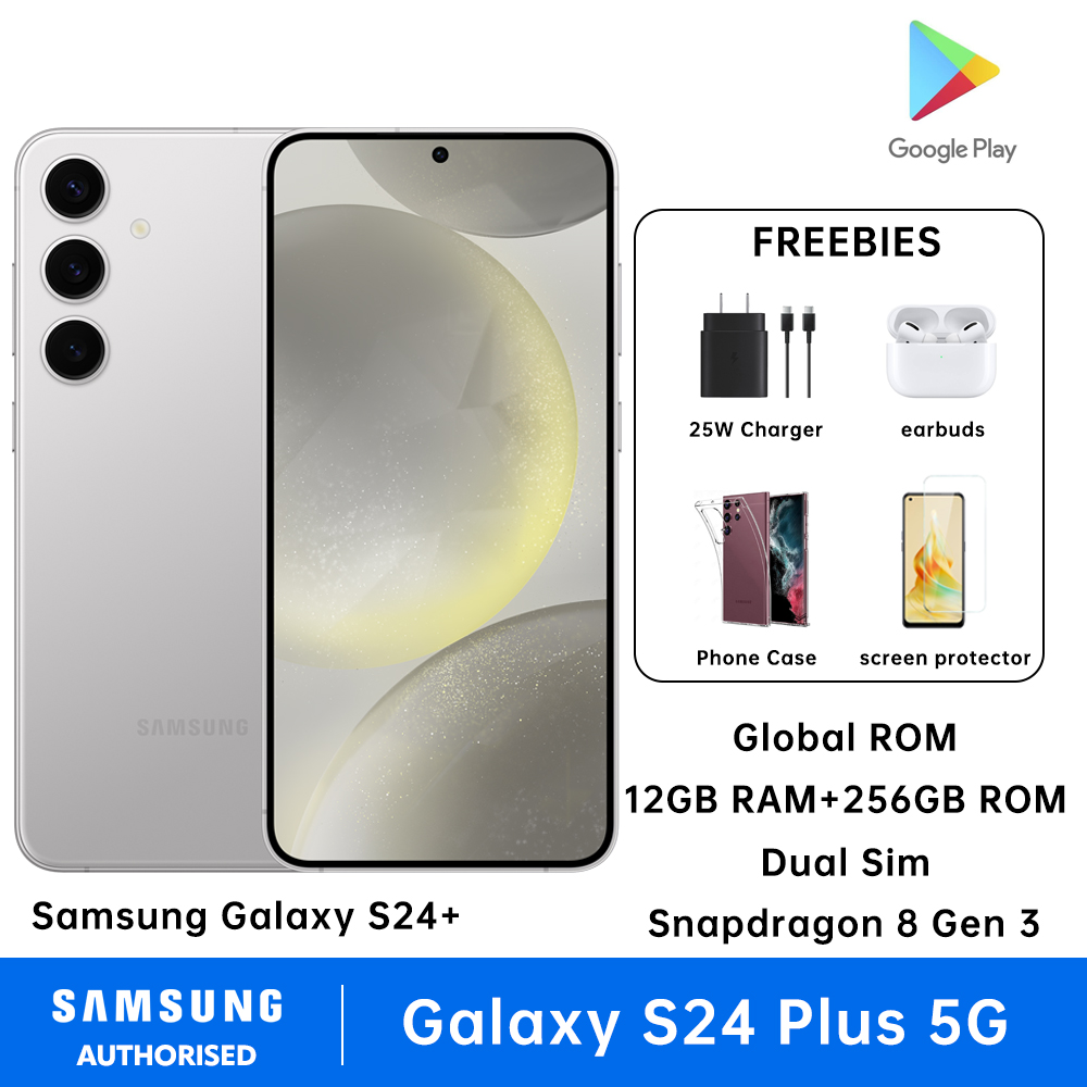 Samsung Galaxy S24+ / S24 Plus 5G Dual Sim Cell Phone 12GB RAM + 256GB ROM Smartphone Snapdragon 8 Gen 3 Presyo 44,999 Piso*Libreng Shipping