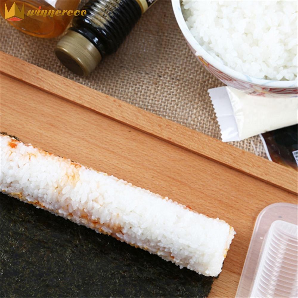 【NEW】3pcs/set Laver Rice Roll Sushi Mold Non Stick Japanese Roll Sushi Maker Handmade White Practical Portable Kitchen Baking Gadgets ราคา 44 บาท*ส่งฟรี