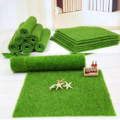 EliteBazaar 15cm Green Artificial Grass Mat for Gardens