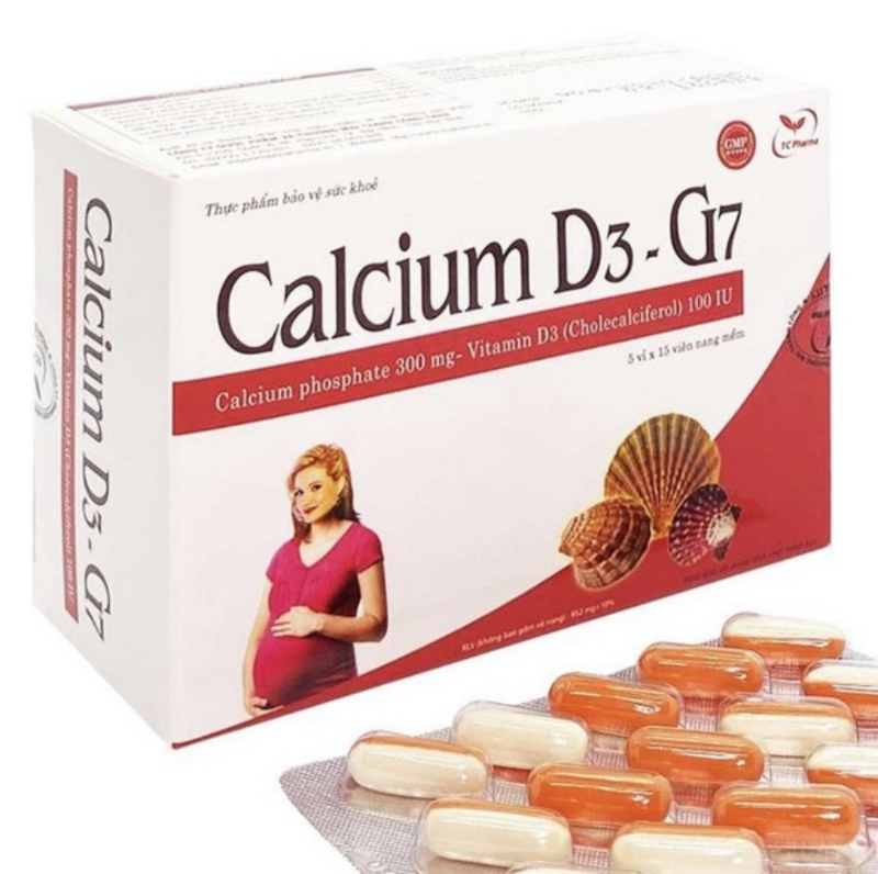 Viên uống calcium d3 g7 hộp 75 viên