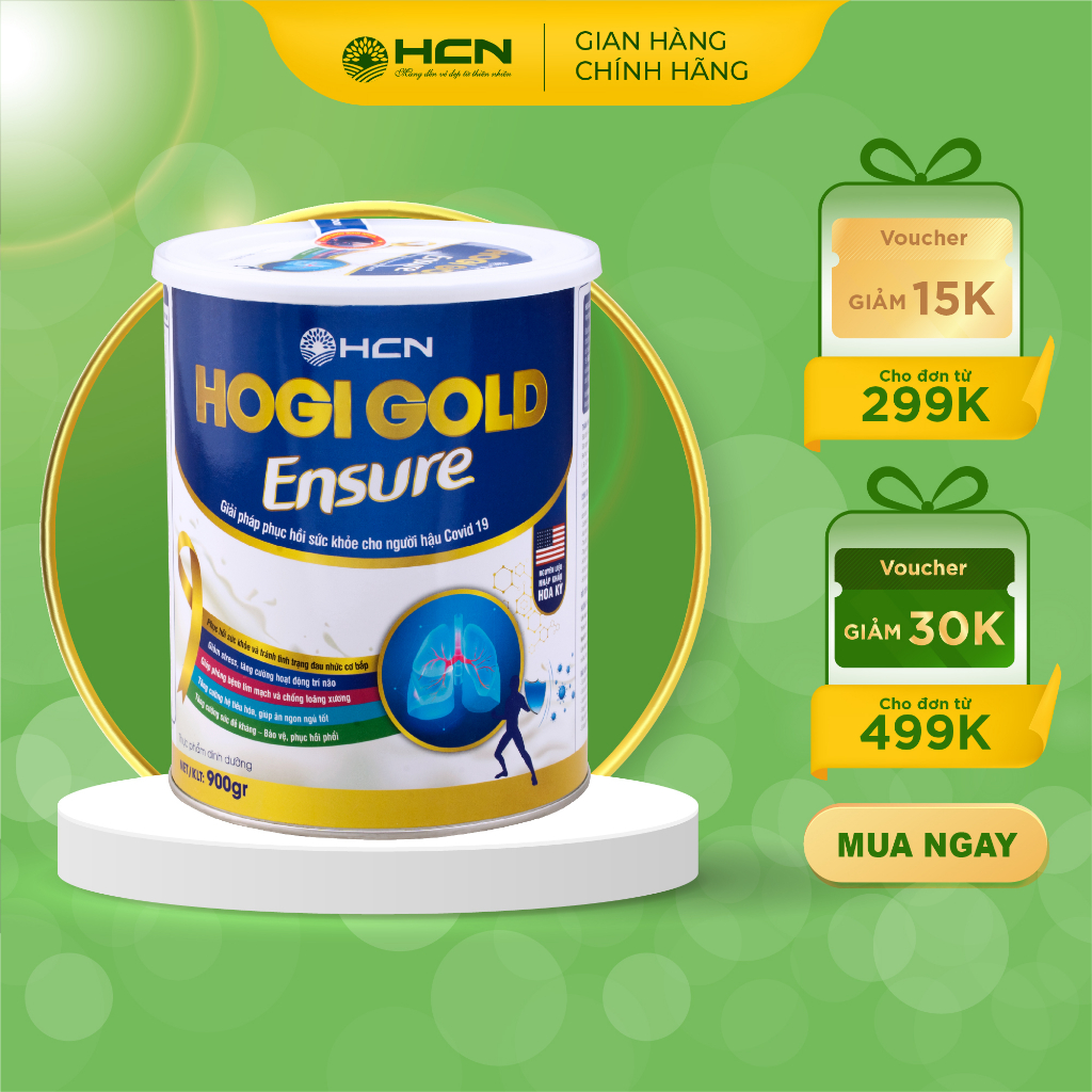 Sữa Hogi HCN Gold Ensure Giúp Tăng Cường Sức Đề Kháng Tốt 900gr