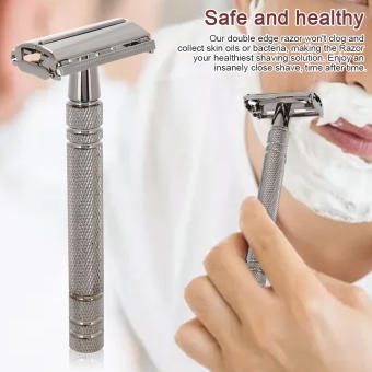 Dao cạo râu an toàn cho nam giới Dao cạo thủ công hai cạnh Máy cạo râu cho nam giới Máy cạo râu cổ điển