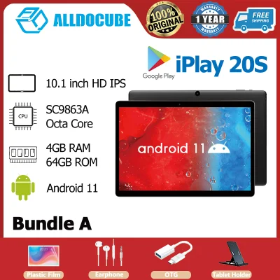 【New】Alldocube iPlay 20S 10.1 inch Android 11 Tablet PC Unisoc SC9863A Octa Core 4GB RAM 64GB ROM 1920×1200FHD 4G LTE Call Tablet PC