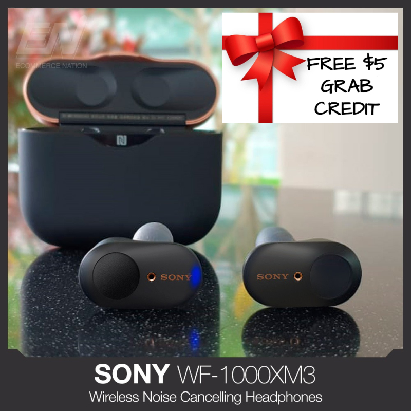 Free Gift $5 Grab Credit - SONY WF-1000XM3 TRUE WIRELESS NOISE CANCELING EARBUDS WF1000XM3 Singapore