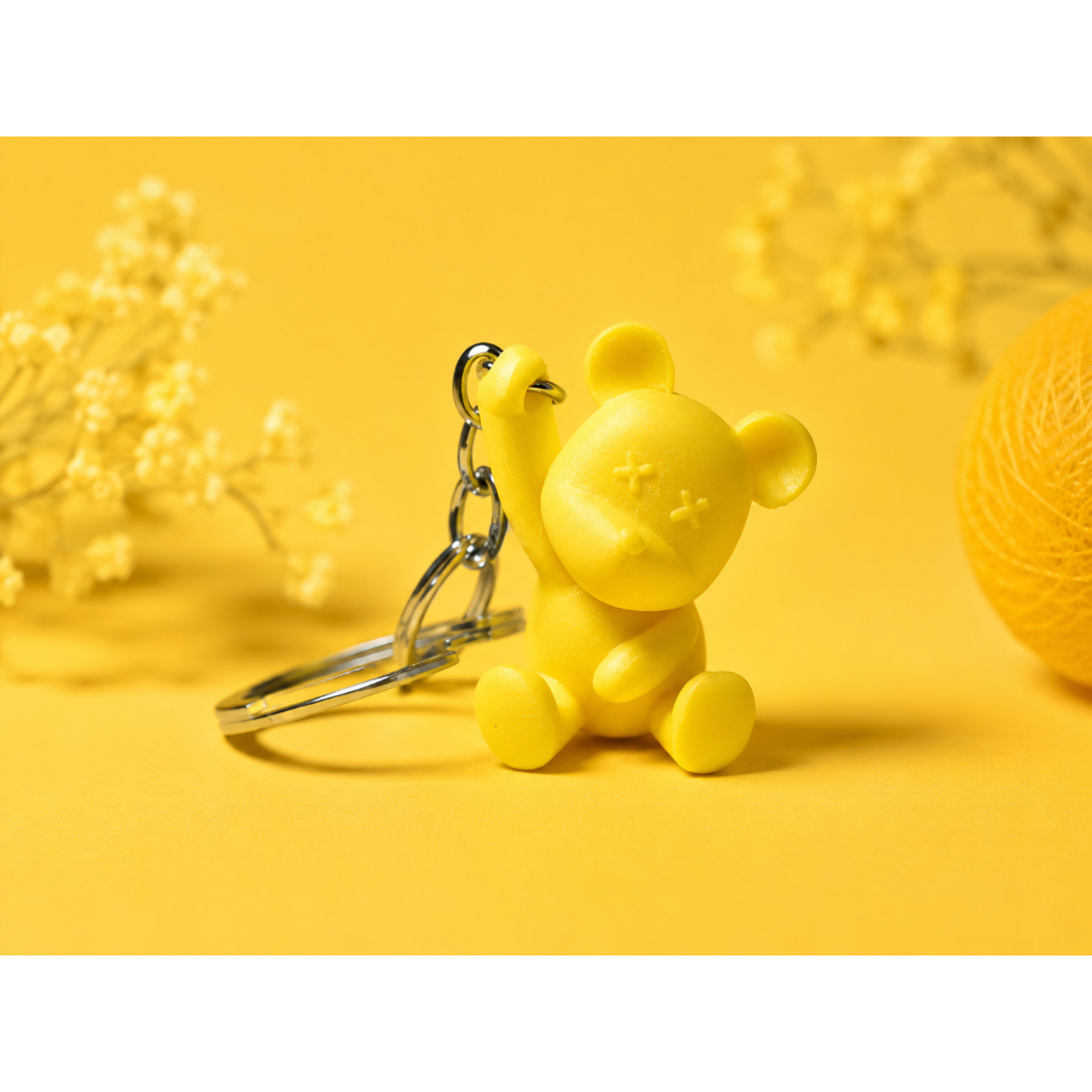 Móc Khóa Gấu Con Phong Cách KAWS - Thiết Kế Độc Đáo & Nghệ Thuật - Phụ Kiện Hot Trend - Dễ Thương & Thu Hút