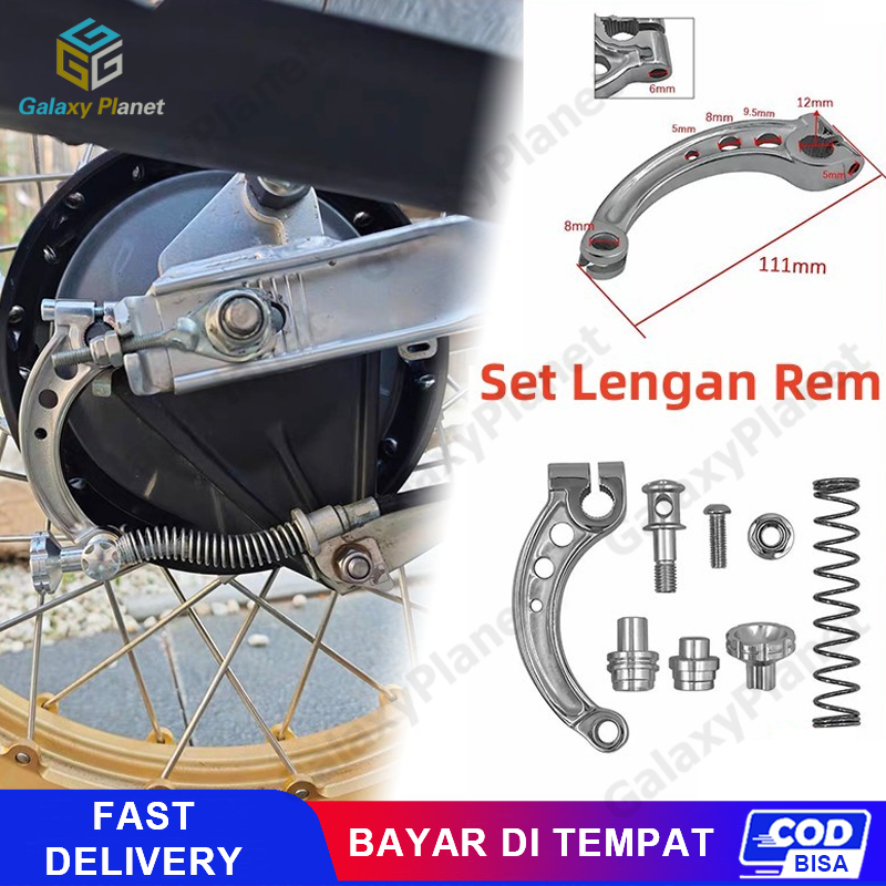 Modifikasi Yamaha Scooter / Motor Aksesoris Modifikasi Universal Stainless Steel 304 Chrome belakang rem rod rocker Harga 68,400 rupiah*Gratis Ongkir