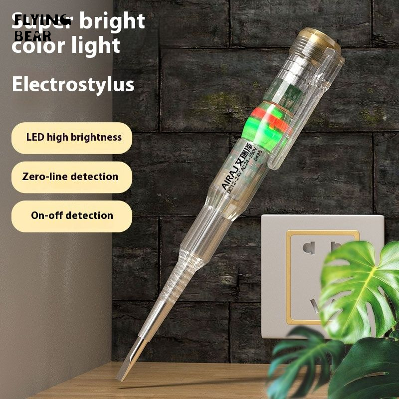 Bay gấu electroprobe điện kiểm tra đặc biệt ngắt kết nối ánh sáng màu sắc tươi sáng đa chức năng thông minh cảm ứng phát hiện điện kiểm tra Bút thử điện Bút thử điện
