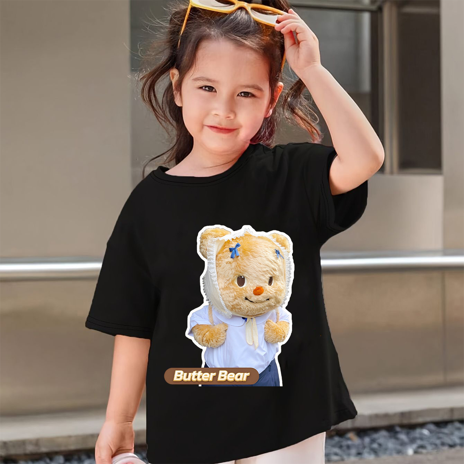 👕🎁🎀2024 Thai ButterBear เสื้อผ้าเทศกาลสงกรานต์ เสื้อยืดแขนสั้นผ้าฝ้ายแท้ทรงหลวม XN03 ราคา  109 บาท*ส่งฟรี