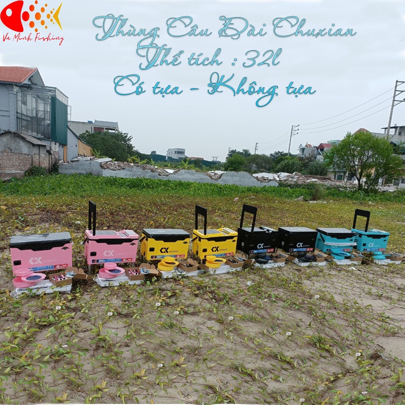 Thùng câu đài chuxian đa năng thể tích 32 lít cao cấp giữ nhiệt cực tốt