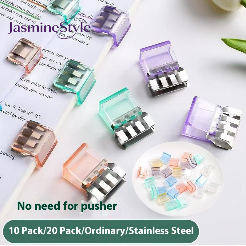 Jasminestyle trong suốt Clip trượt đầy màu sắc cho các tập tin văn phòng và tổ chức tài liệu sinh viên