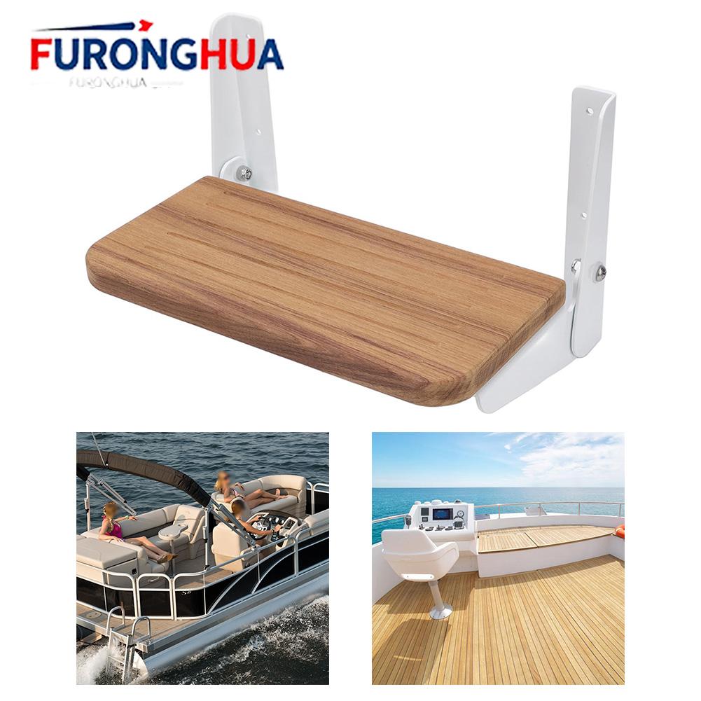 [FURONGHUA] Marine Teak Wood Foldable Step Board Footrest for Boat Helm 305 x 158mm [Brand New] ราคา 13,147 บาท*ส่งฟรี