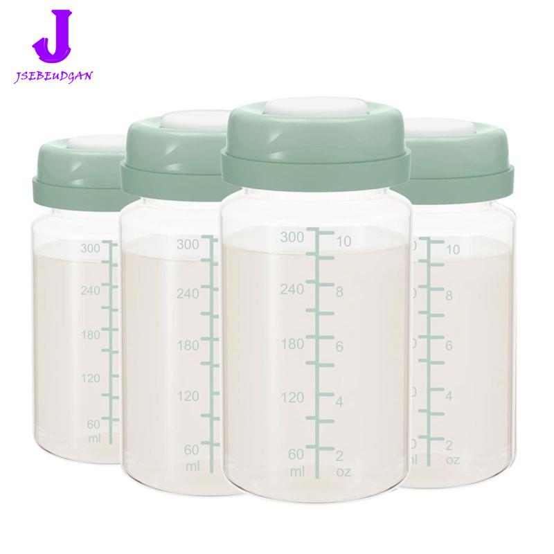 【Huang Li Electronics】For Fridge Compatible 4pcs 10oz for 22oz Breast Milk Storage Bottle, Cooler, Collection Container ราคา 444 บาท*ส่งฟรี