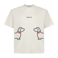 Áo thun form boxy hình cún đáng yêu 2622 Miucho chất vải cotton dày dặn thoáng mát dễ phối đồ in artwork