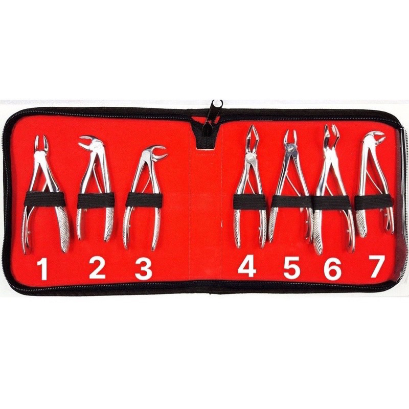 Bộ 7 chiếc kìm nhổ răng trẻ em