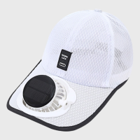 DSLONG Breathable Solar Cooling Fan Hat Quick Dry Full Mesh Baseball Cap Fashion USB Charging Sun Visor Hat Outdoor