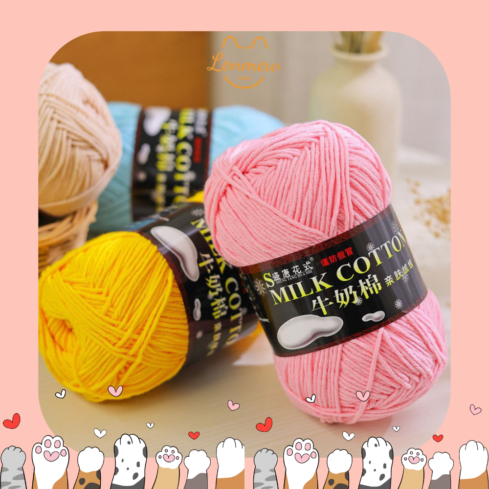 Len milk cotton 125g