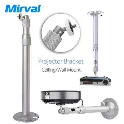 Mirval CM9 Alloy Universal Ceiling Mount Stable Projector Bracket Flex For Mini DLP Projector GM60 Camera Holder Stand