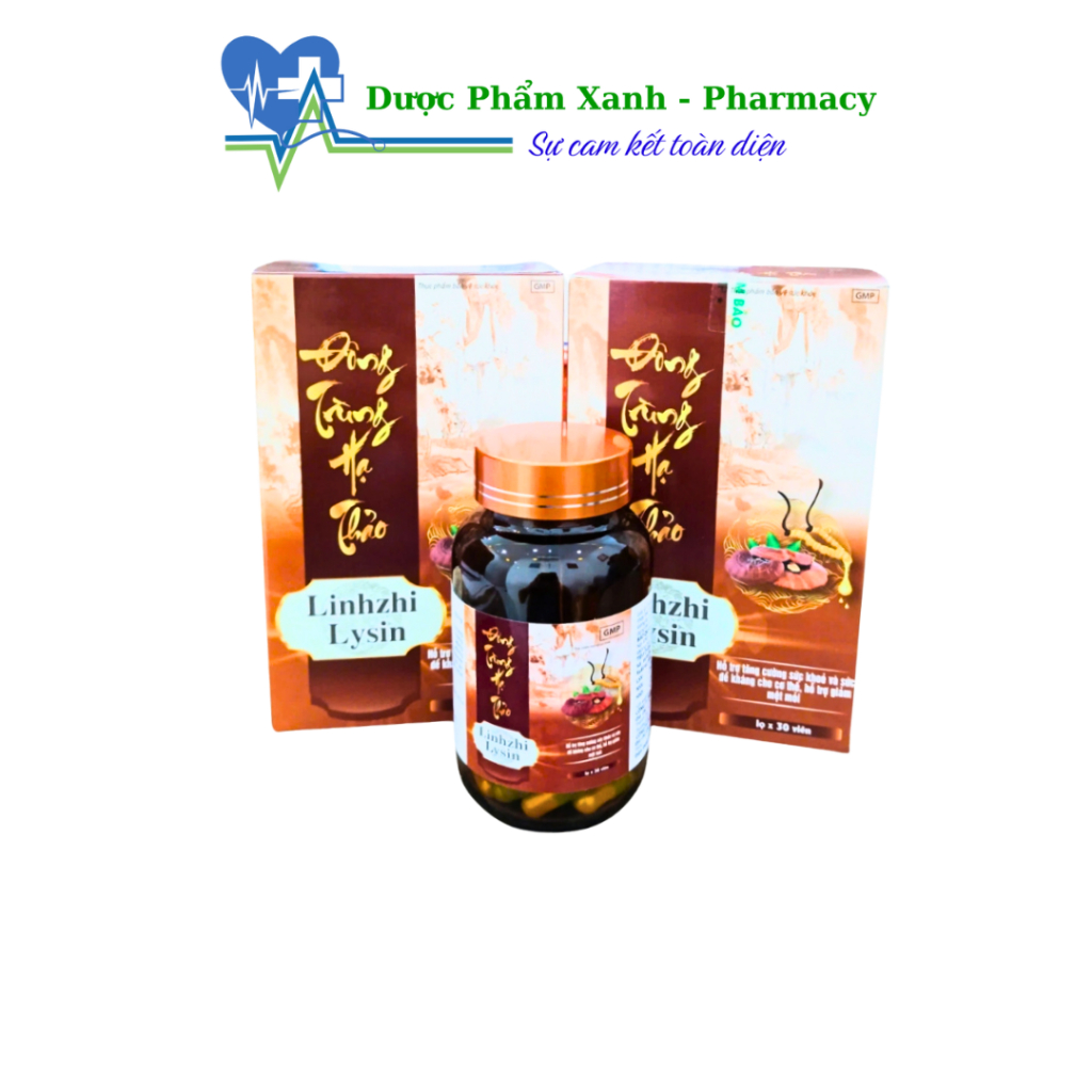 Viên uống Đông Trùng Hạ Thảo Linhzhi Lysin Hỗ trợ tăng cường sức khỏe và sức đề kháng cho cơ thể