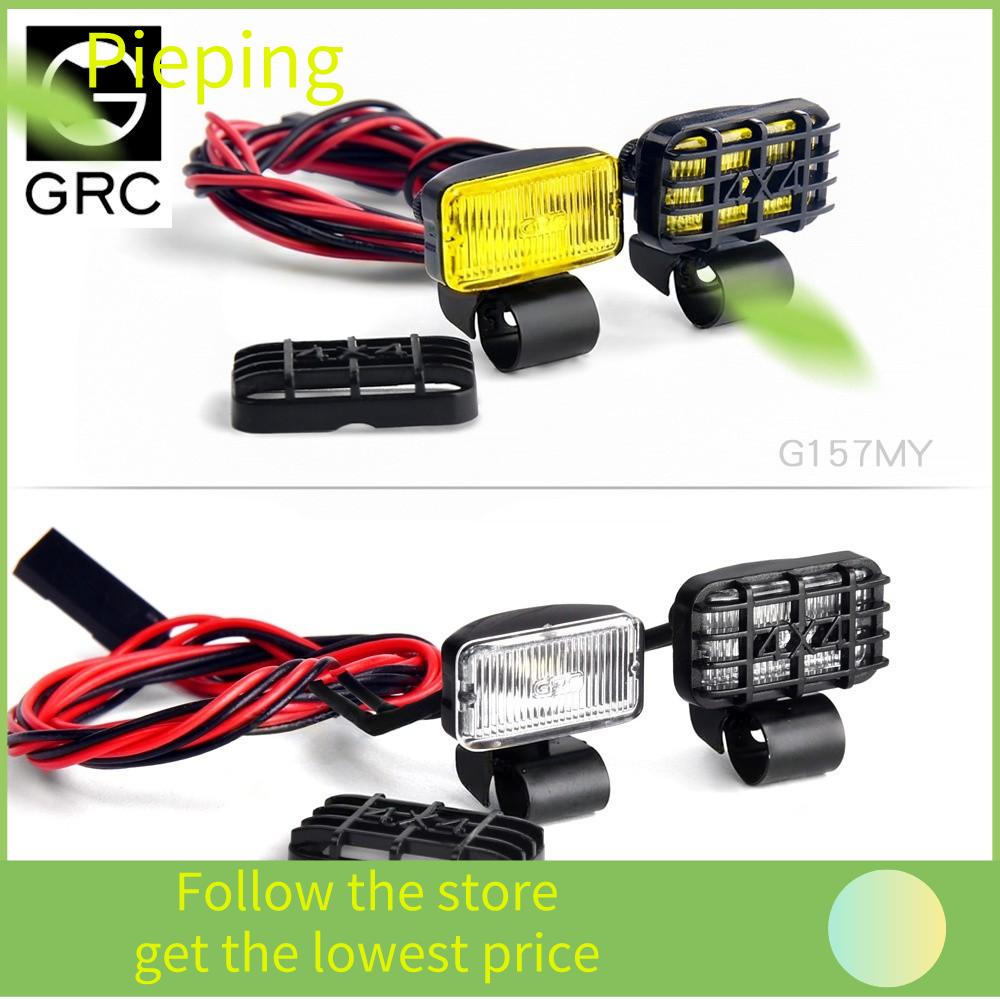 PIEPING 1 Pair 1/10 1/8 Đèn chiếu sáng xe RC 17mm  loại Đèn tìm kiếm mô phỏng  Phong cách địa hình Đèn tìm đồ chơi ô tô Cho TRX-4 TRX-6 SCX10.