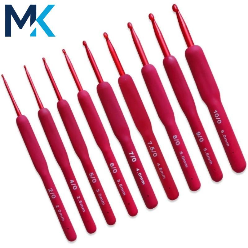 Bộ 9 kim móc len và kim đan len chất lượng bền đẹp