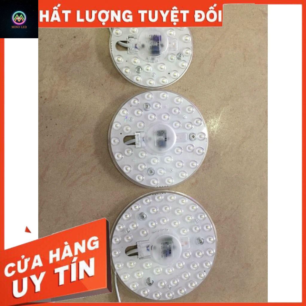 Vỉ led tròn 18w-24w màu sắc trắng bọc thấu kính thay thế sửa ᴄhữa