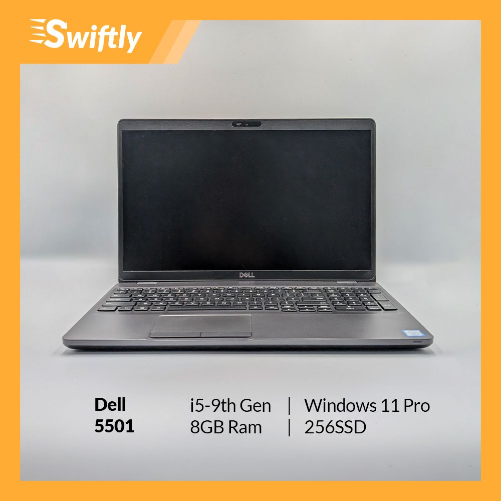 Dell 5501 Laptop i5-9th Gen 16GB RAM 512GB SSD Sil...