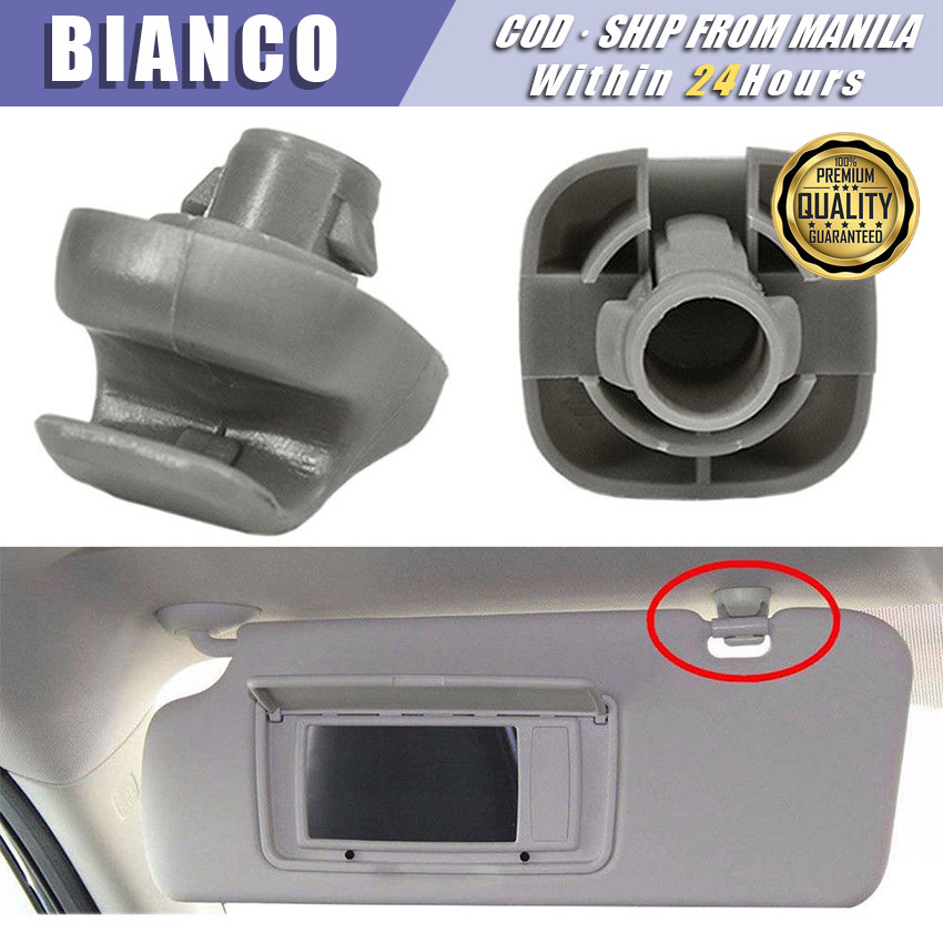 2x Beige Sun Visor Clip Holders For Honda Civic, CR-V, Accord – OEM 88217S04003ZA – Direct Replacement