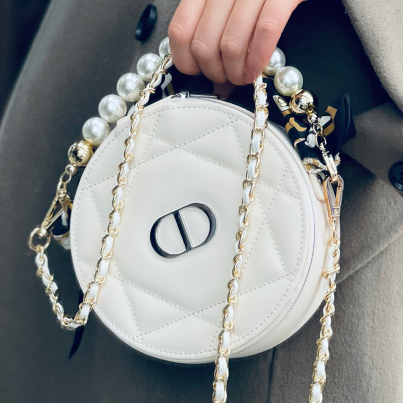 Dior Round Vanity Bag