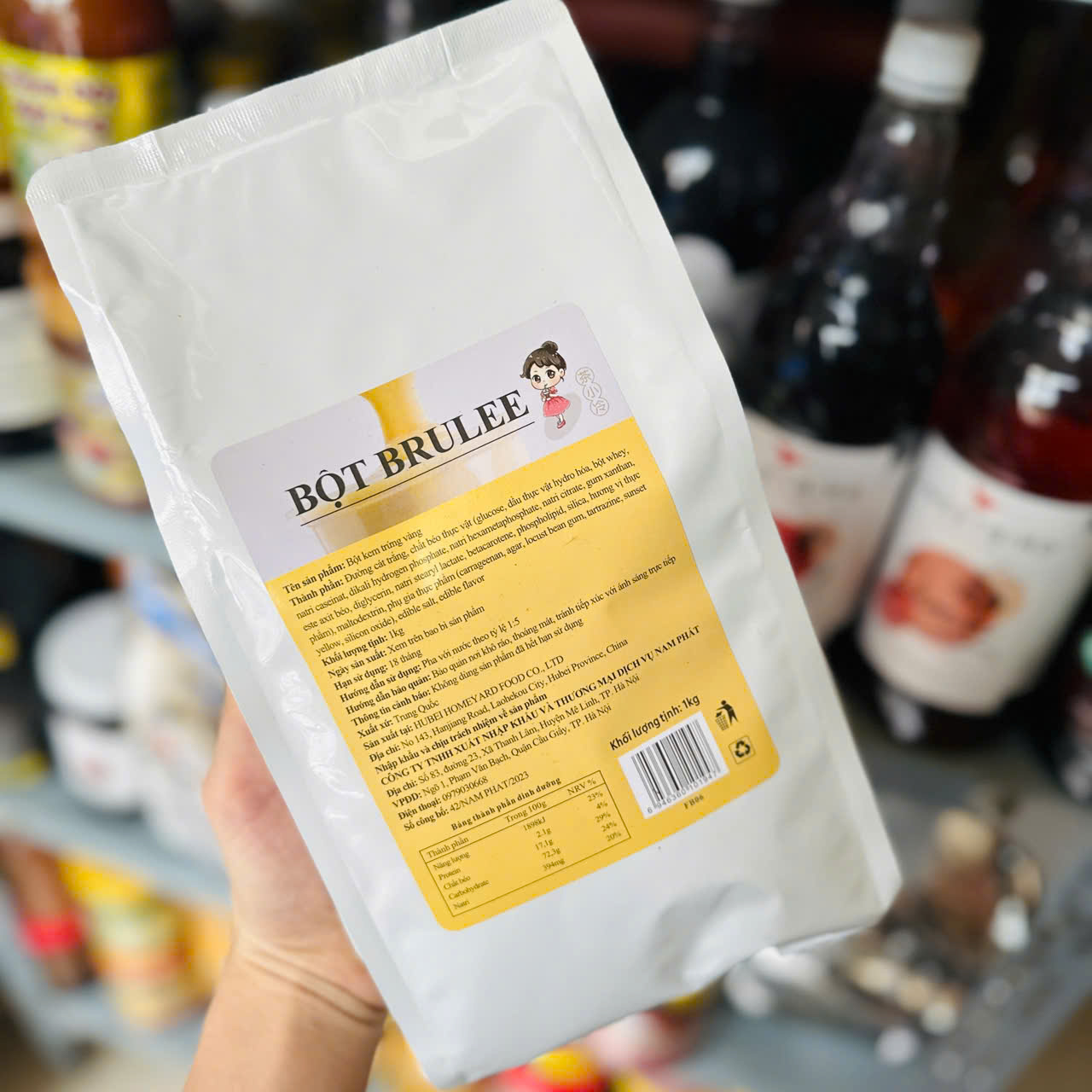 Bột Kem Trứng Cô Gái Brulee - Túi 1kg