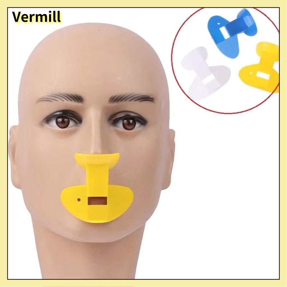VERMILL Bài tập thở bằng mũi Còi mũi Tập luyện cơ miệng Nhựa Còi âm thanh mũi Di động Đào tạo cải thiện sự rõ ràng Máy tập phát âm sáo mũi Để luyện tập