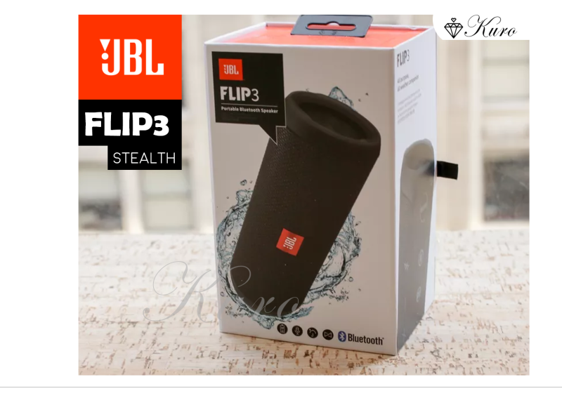 JBL Flip 3 Stealth Portable Bluetooth Speaker – Waterproof IPX7, 10Hrs Playback (Best speaker under $100!) Singapore