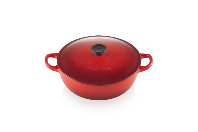Le Creuset Marmite 22cm - Cherry Red Singapore