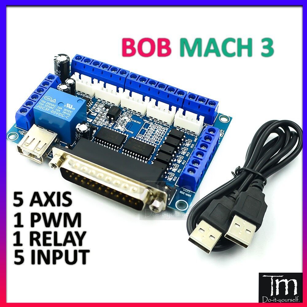 Mạch điều khiển cnc bob mach3 lpt 5 trục