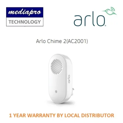 Arlo Chime 2 AC2001Works with Arlo Essential Wireless Video Doorbell - No Base Station required - AC2001