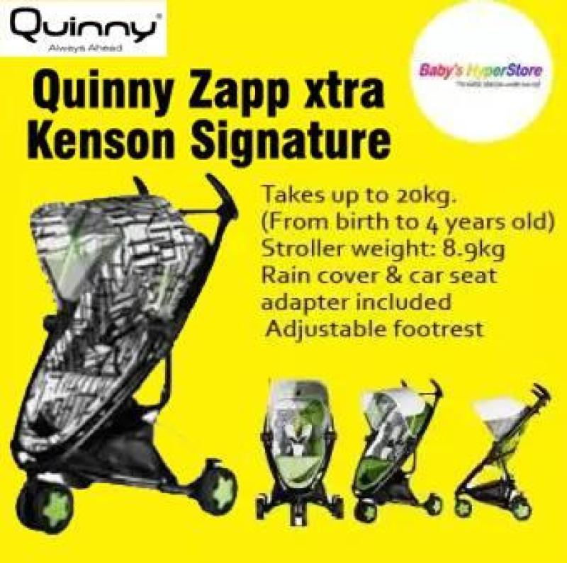 Quinny Zapp Xtra Kenson–Limited Edition★ Birth to 4yearsold★8.9kg★Rain covercarseat adapter included Singapore