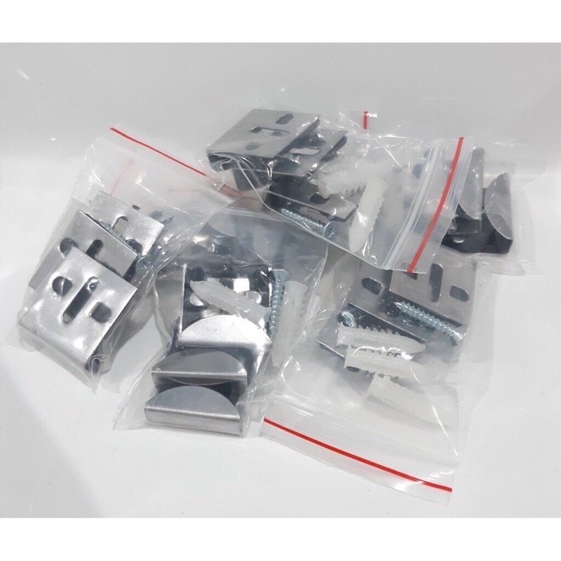 Chân kẹp treo gương, cúc treo gương inox 304.