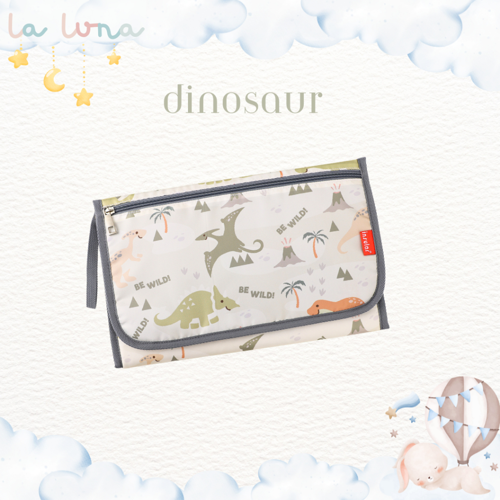 La Luna กระเป๋าเปลี่ยนผ้าอ้อม แผ่นเปลี่ยนผ้าอ้อม แผ่นรองกันเปื้อนพกพา (Waterproof Changing Pad Bag)