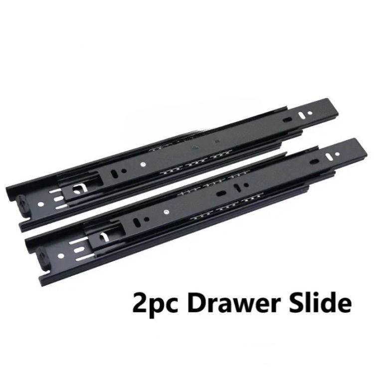 Drawer Slides 10 Inch Ball Bearing Full Extension 3 Section Slide
