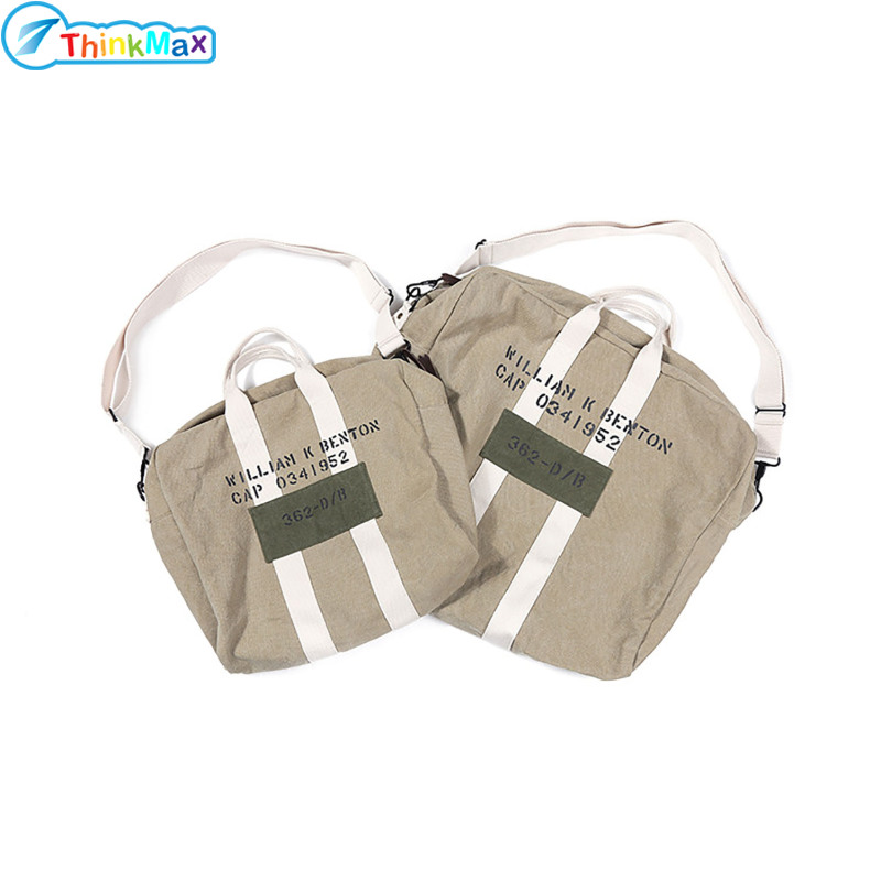 Canvas Messenger Bag Vintage Crossbody Shoulder Bag Laptop Computer Casual Handbag For Women Men Kids - ยี่ห้อ Thinkmax ราคา 1,331 บาท*ส่งฟรี