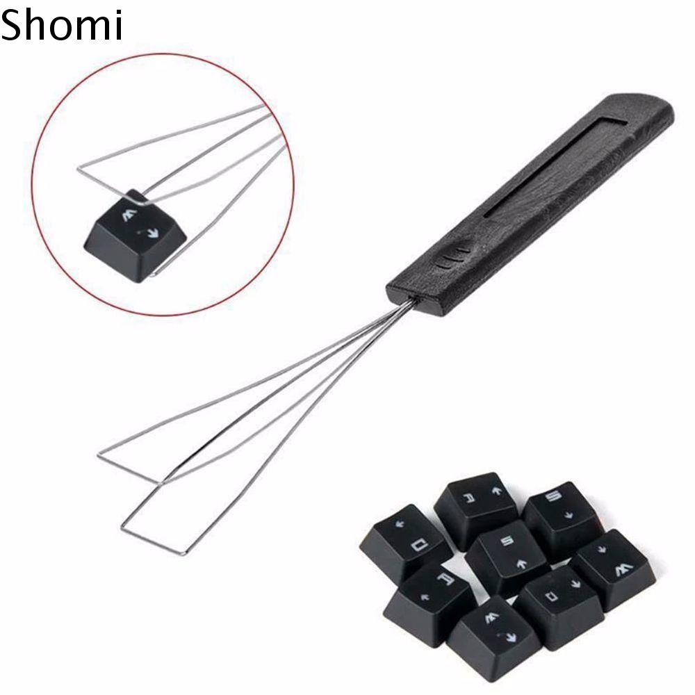 SHOMI Phụ kiện bàn phím Công cụ làm sạch bàn phím Chuyển đổi bàn phím Tay cầm nhựa Bộ kéo phím bàn phím Keycap Puller Công cụ xóa phím bàn phím Bàn phím cơ
