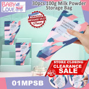 Baby Love 01MPSB 30pcs Milk Powder Storage Bag Portable Disposable Double-track Sealed Milk Leakproof Powder Bags