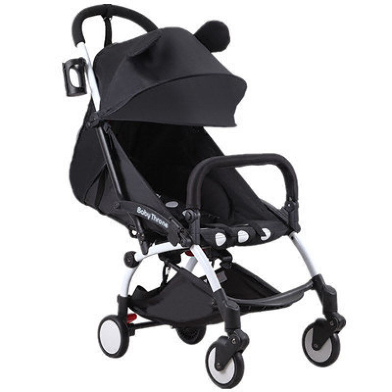Baby Throne@ YOYA® Cabin size Ultra Lightweight one hand fold baby stroller - Black Minnie Mickey Blue Red Singapore