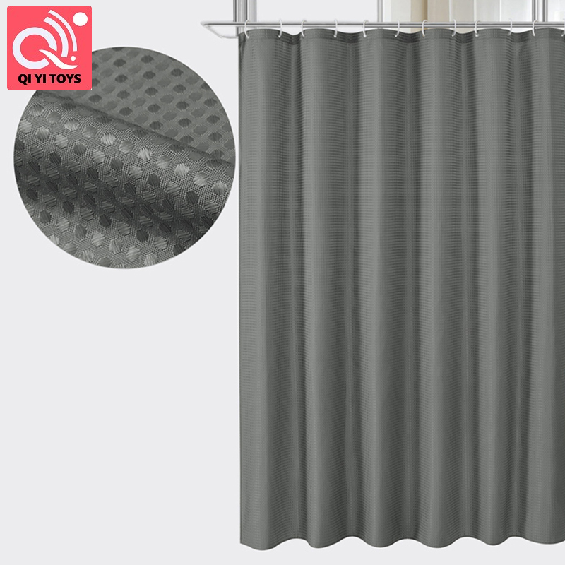Bathroom Shower Curtain With 12 Hooks Waterproof Quick-drying Bath Curtains Home Decor For Bathroom