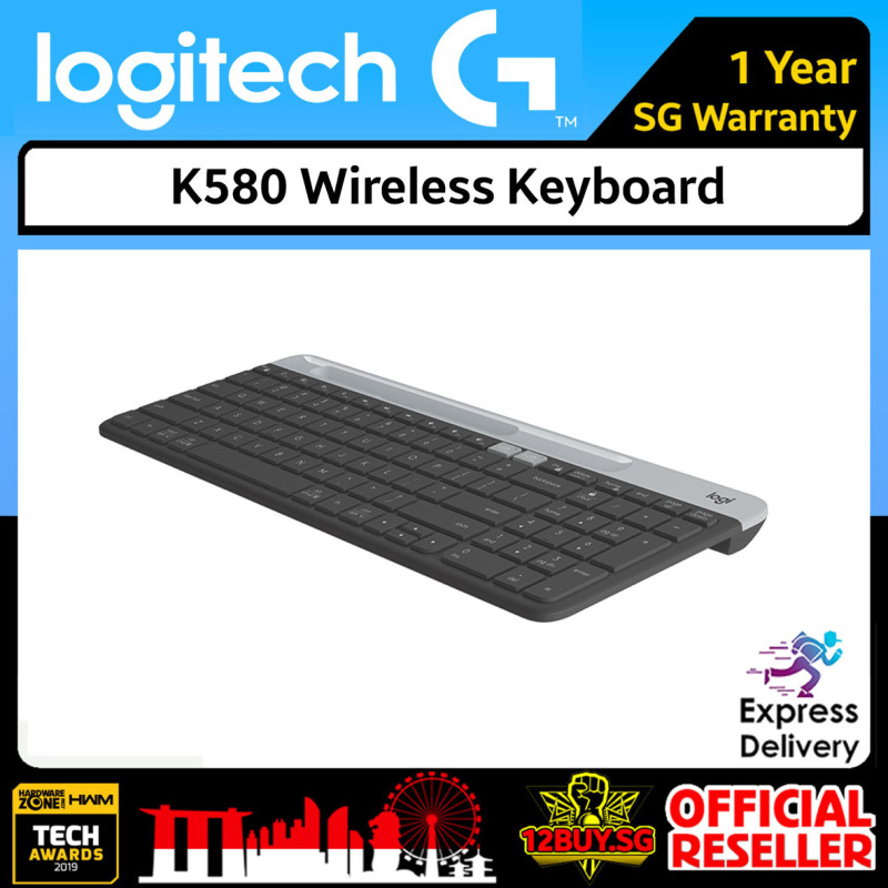Logitech K580 Wireless Keyboard 3PM.SG 12BUY.SG 1 Year SG Warranty Express Door Delivery 3 to 7 Days Singapore