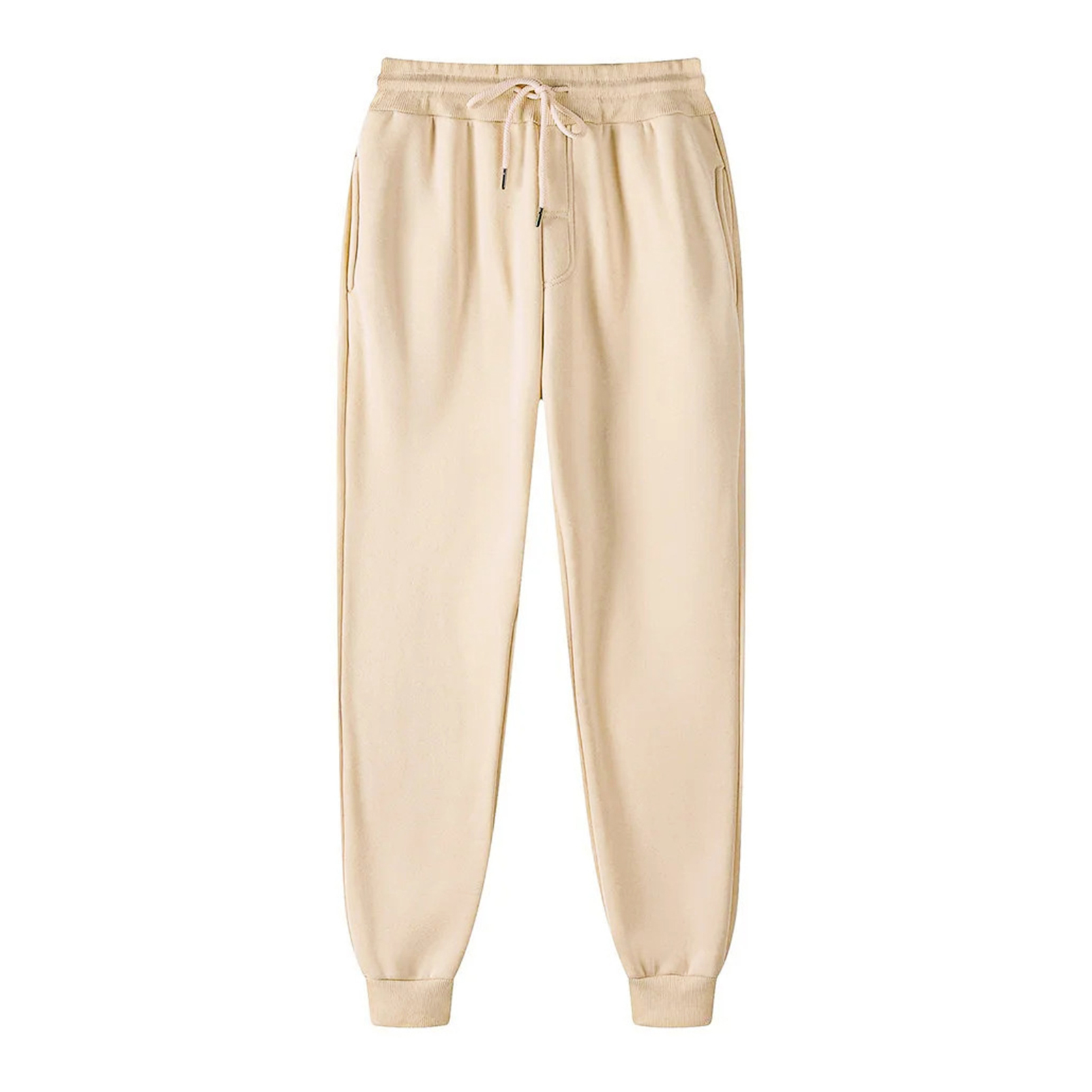 UHH Men Sweatpants Comfortable Men Athletic Trousers Men's Mid-rise Sweatpants with Elastic Waist and Adjustable Drawstring Casual Solid Color Sport Pants with Pockets for Daily Wear – Comfortable - 5