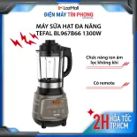 Máy làm sữa hạt sinh tố Tefal BL967B66 - 1300W - dung tích 1.75L  - 10 chế độ nóng - lạnh,  Bảo hành chính hãng 24 tháng
