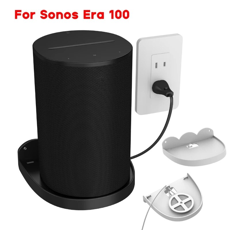 Wall Shelf Speaker Small Wall Holder Speaker Mount For Sonos Era 100 Portable Speaker Stable Mount Speaker Accessories