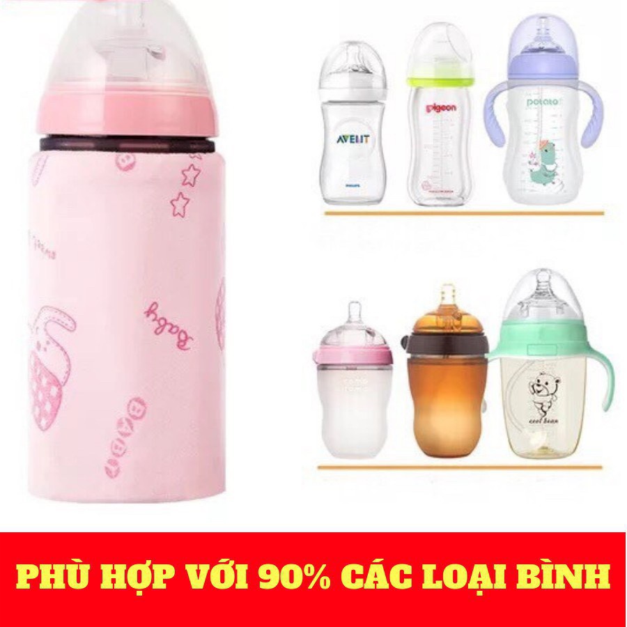 Túi hâm ủ giữ nhiệt 40 độ cho bình sữa thông minh đầu cắm bằng USB máy tính sạc dự phòng
